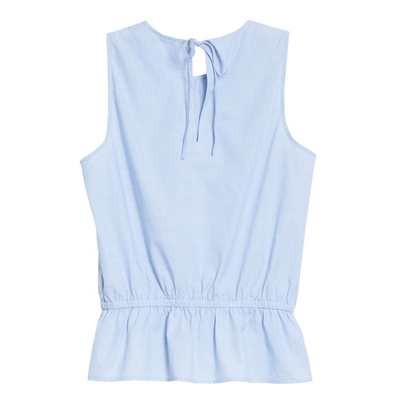 Treasure & Bond Sleeveless Peplum Top - Picture 2 of 7